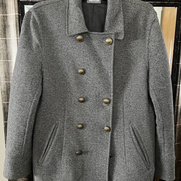 M fall outer wear collection, gray H PEACOAT H BONE size 48 - Picture 2 of 8
